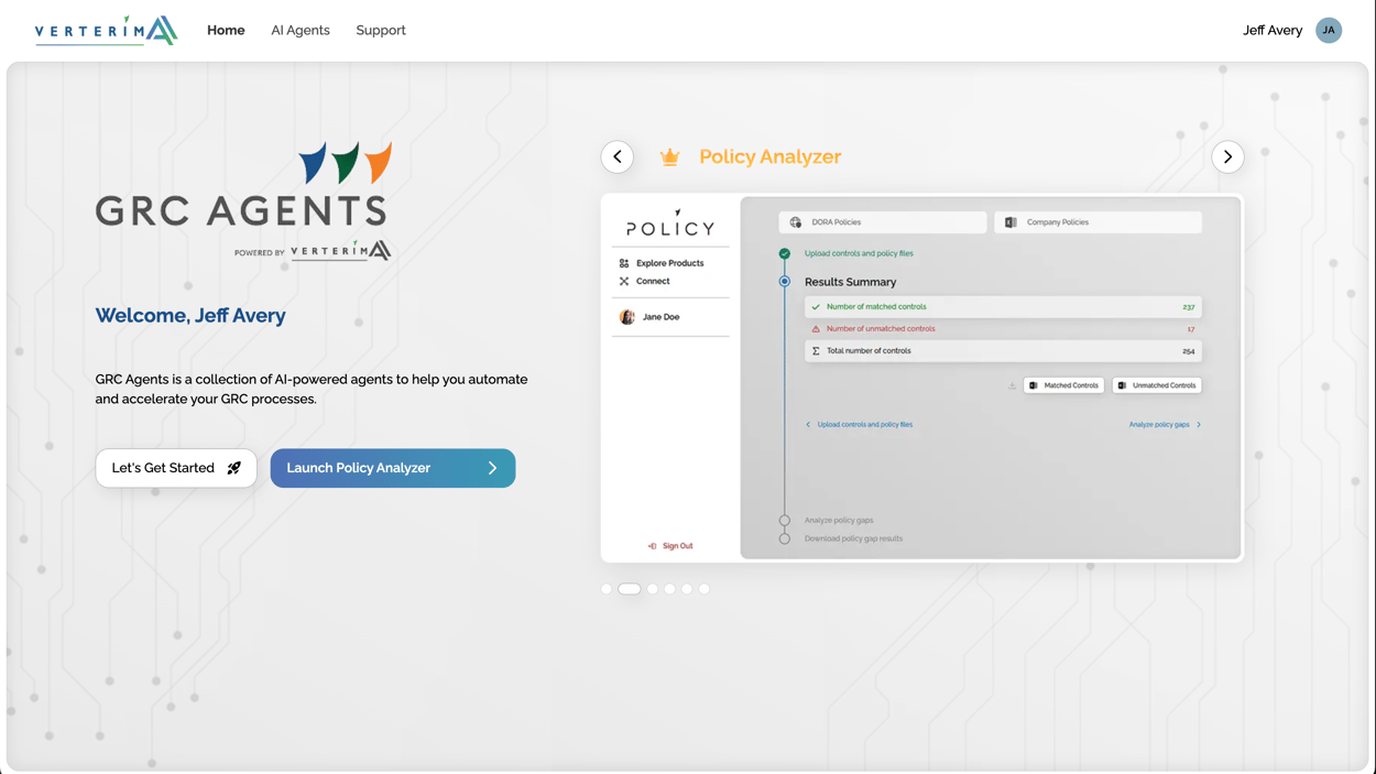 Agents Homepage